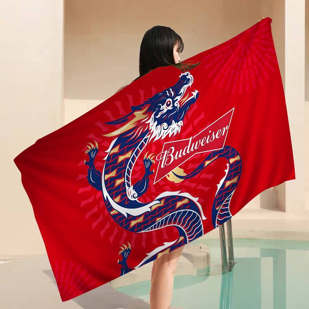 B-Budweiser Cartoon Strandtuch Süßes Kawaii Zimmerdeko Badezimmer Mädchen Kinder Handtücher Für Badezimmer Dusche