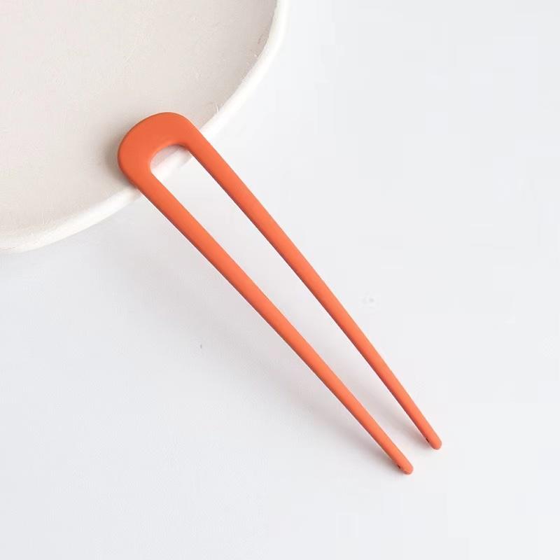 Simple U Shape Hair Clips Pins for Women Girls Hair Sticks Bride Hair Styling Accessories Sliver Gold Metal Hairpins Barrettes
