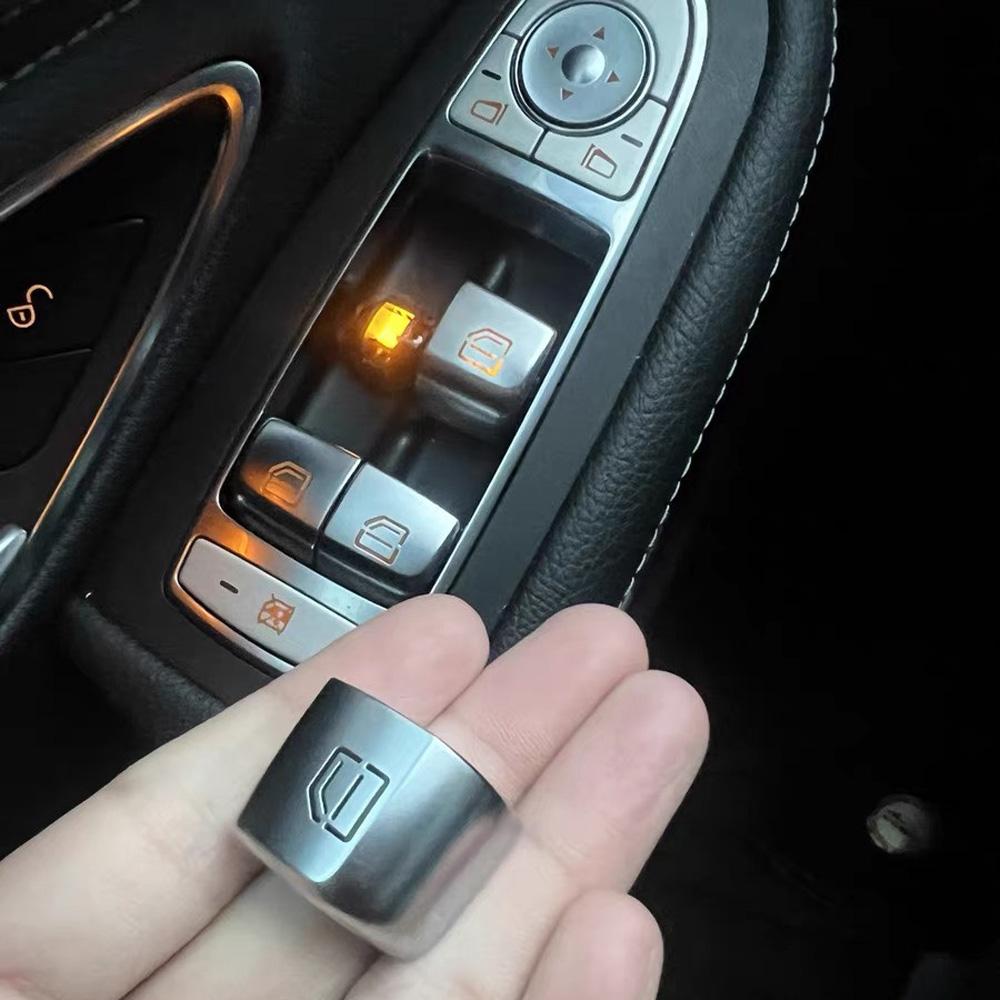 Car Master Window Switch Repair Button Cover Door Glass Control Switch Key Cap For Mercedes Benz W205 W253 W213 C E GLC Class