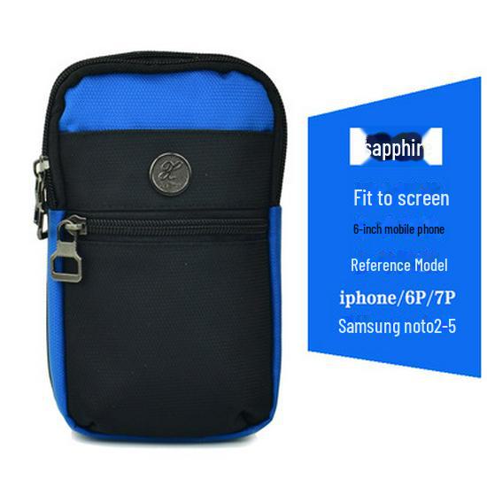 Herren Mehrzweck-Outdoor-Tasche: Hüft-, Schulter- oder Handyhalter mit Münzfach