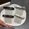 1PC Bangs Broken Hair Sorting Hair Comb Women Girls Cute Butterfly Knot Hair Clip Bow Flower Korean  Sweet Inverted Comb Hair Accessories  Jewelry
