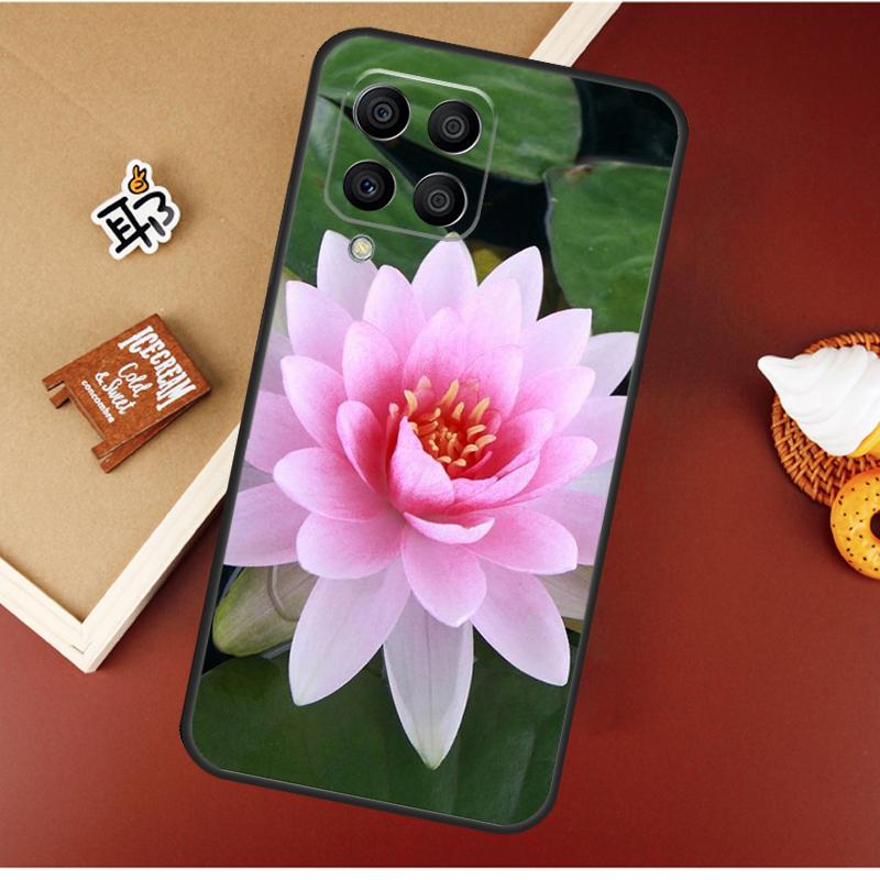 Flower Lotus Case For Samsung Galaxy M13 M53 M51 M31 M11 M14 M34 M54 M12 M32 M52 M16 M36 M56 M15 M35 M55