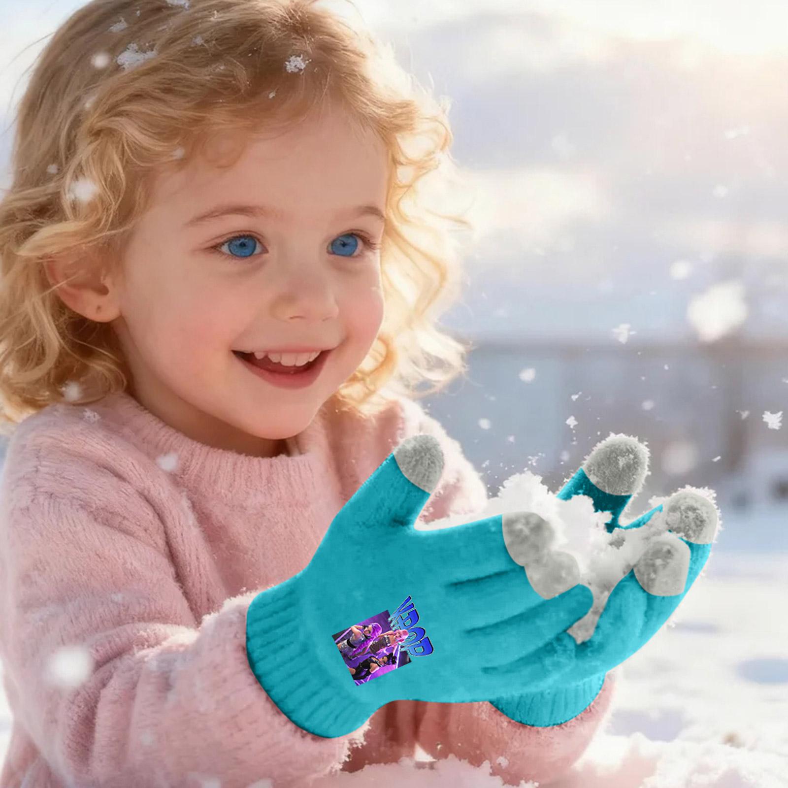 

Children s Woolen Finger Gloves Smartphone Screen Gloves One Size