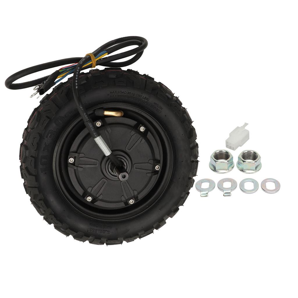 Motor butuc cu anvelope vid de 10 inch 48V 60V 800W 1500W motor butuc fără perii cu anvelopă tubeless pentru motocicletă electrică electric