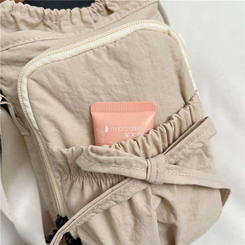 Solid Simple Large Capacity Nyl Shoulder Bags string High Quality Casual Versatile Fresh Women's Crossbody Bags 2026 New