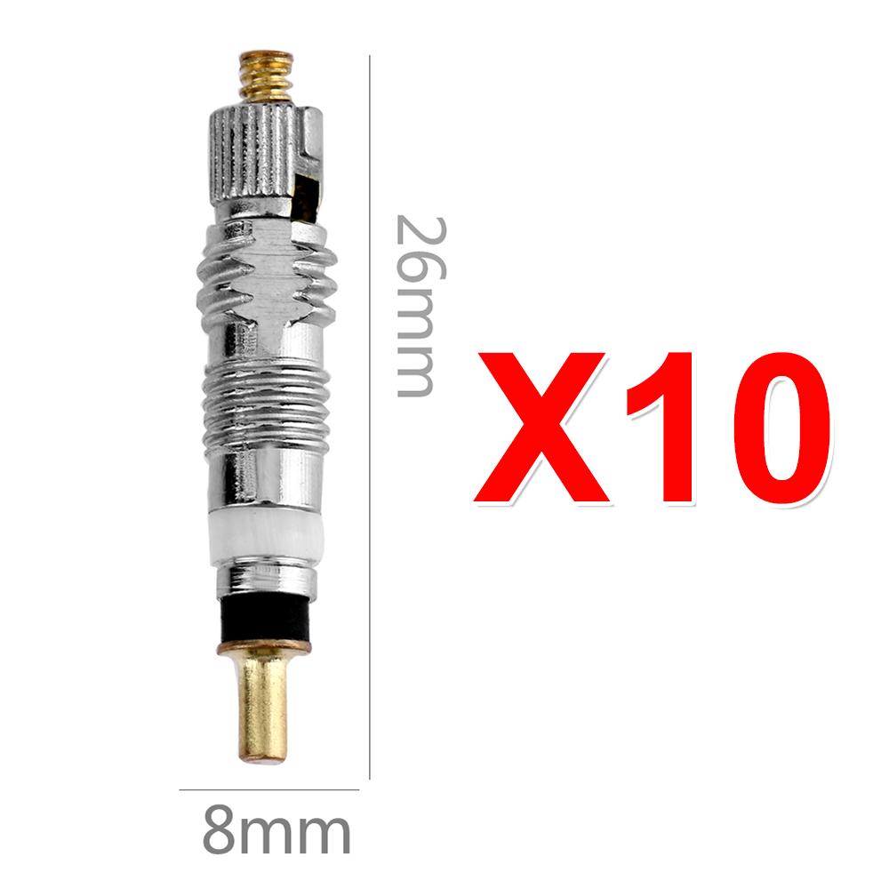 5-500PCS Silver Detachable Presta Valve Core Remove Tool Replacement for Bicycle MTB Road Bikes Brass Tubeless Core Repair Tools