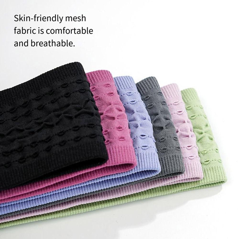 Fascia Sportiva Monocolore Semplice per Uomo Donna Base Antiscivolo Assorbi Umidità Allenamento Corsa Yoga Fascia per Capelli Fascia Elastica