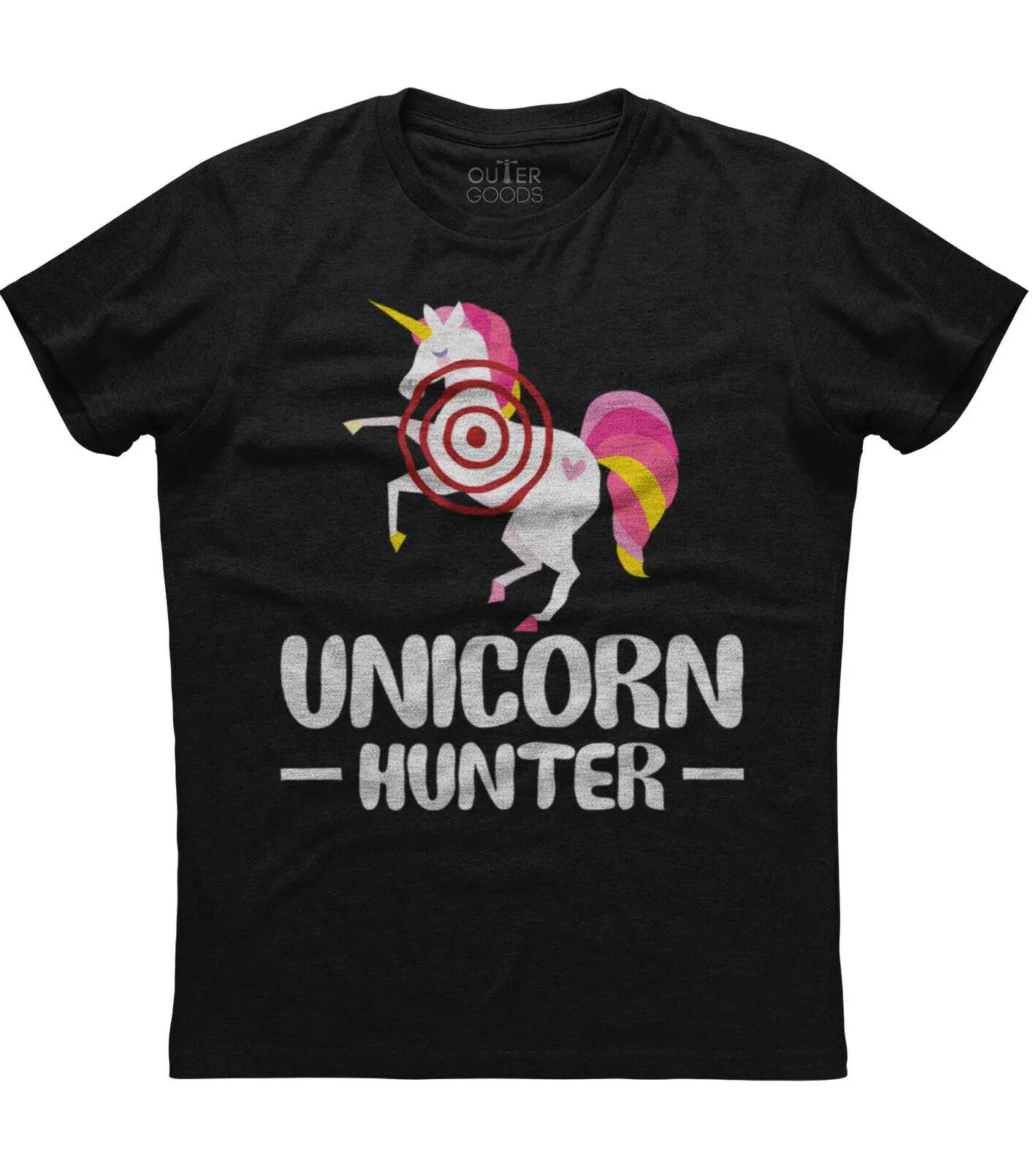 

Unicorn Hunter Funny Halloween TShirt Summer Cotton ONeck Short Sleeve Mens T Shirt New S3XL S