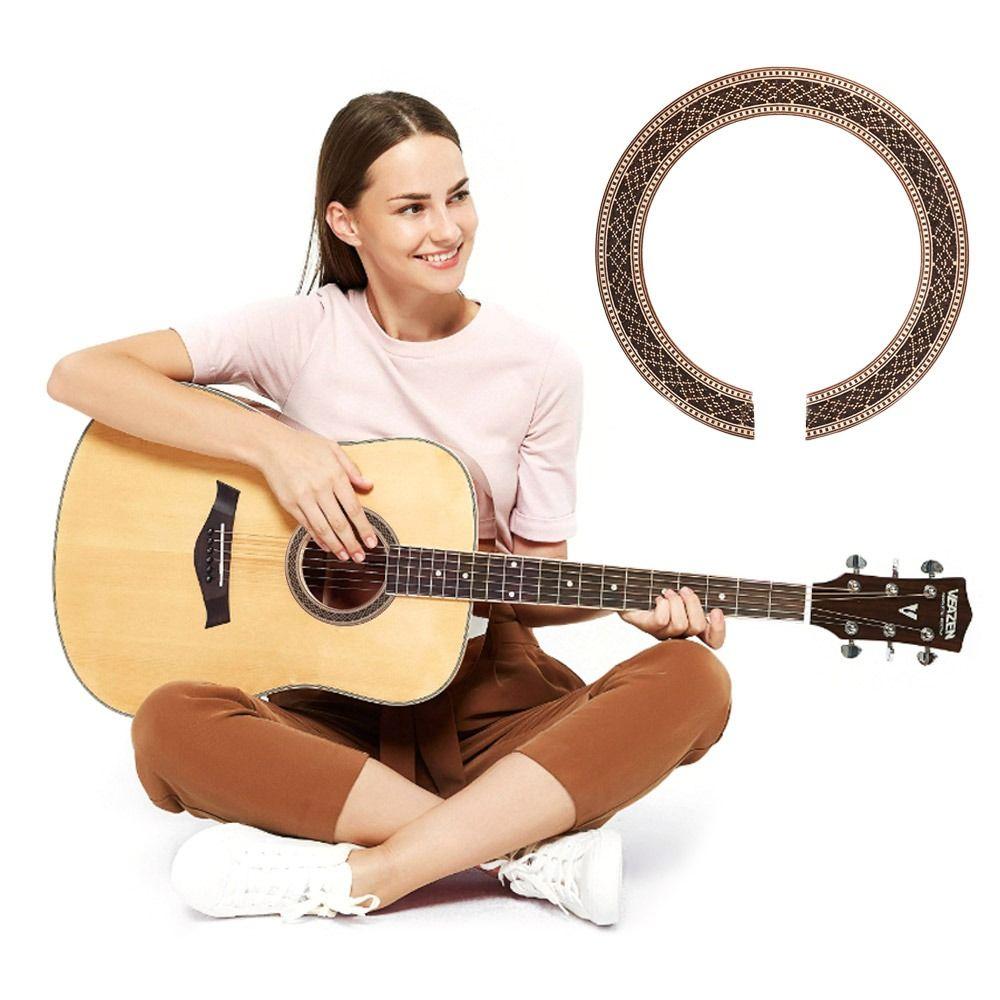 Inlay Guitar Rosette Wooden Guitar Decoration Quality Guitar Decals electric guitar