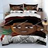Hip Hop Art Rapper Legend Star Bedding Set Duvet Cover Bed Set Quilt Cover Pillowcase Comforter King Queen Size Boys Adult