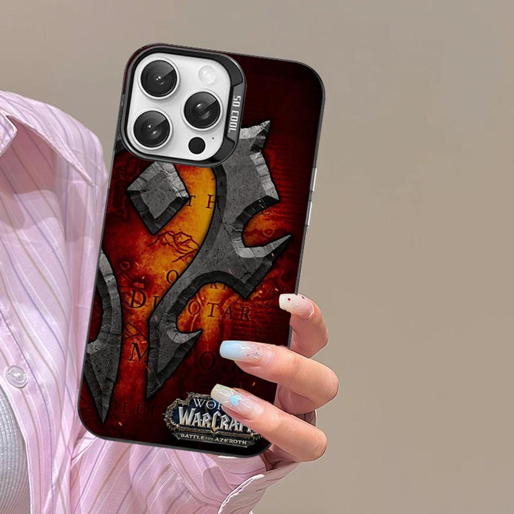 

Warcrafts Of World W-WOW Game Phone Case For iPhone 16 15 14 13 12 11 Pro Max X XR XSMAX Matte Shockproof Back Cover iPhone 13