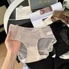 Culotte Respirante en Maille Satinée Imprimé Léopard pour Femme, Été, Rebond Élevé, Taille Moyenne