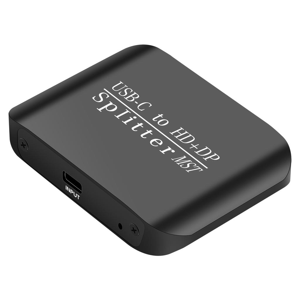 Type-C To HDMI+DP 1x2Laptop Splitter MST Two-Screen Display One Input Two Output