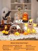 Halloween Glow-in-the-Dark Pumpkin Lantern Set for Party Decorations