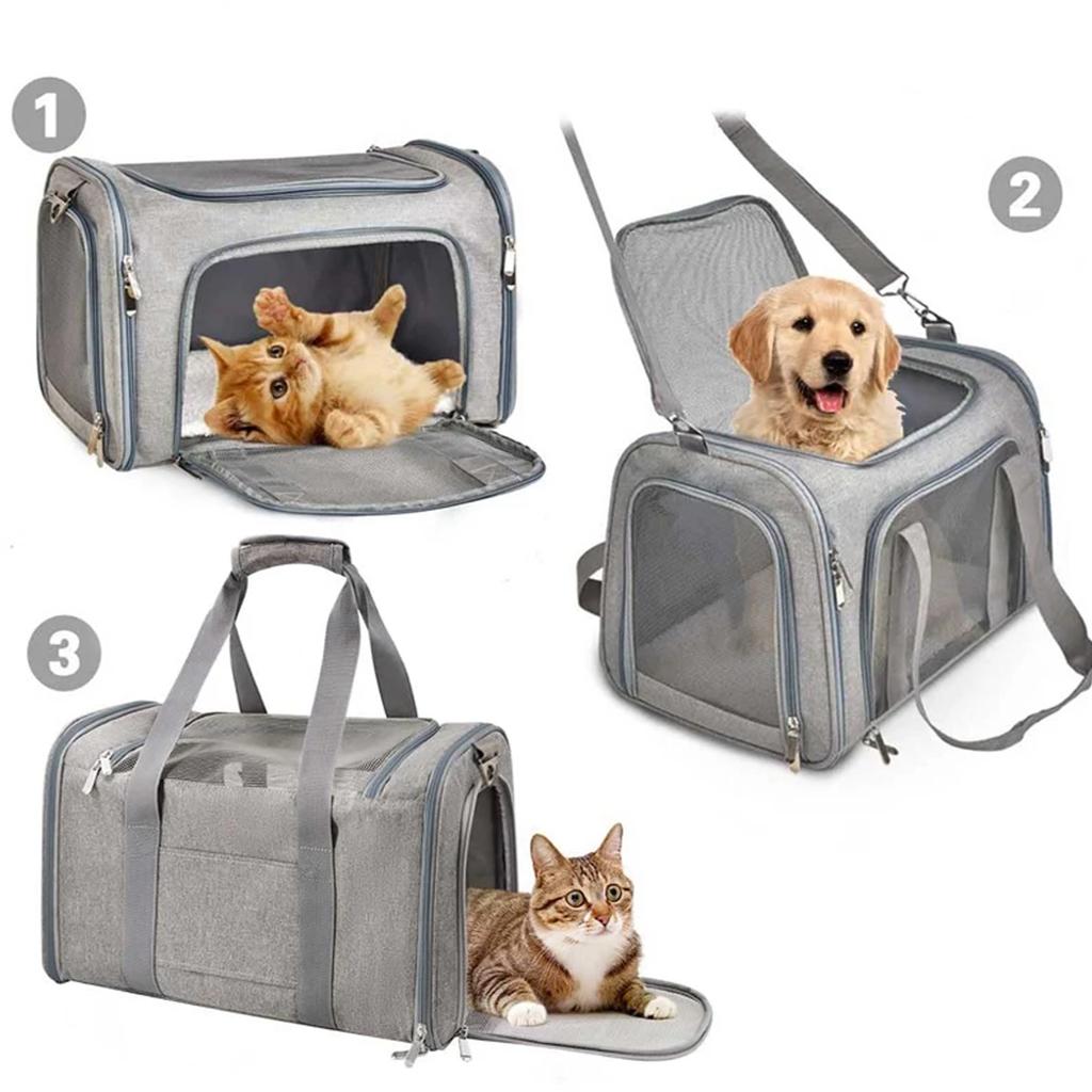 Large Capacity Pet Backpack for Cats and Dogs, Breathable Handheld Bag for Shopping, New Arrival Portable Pet Carrier
