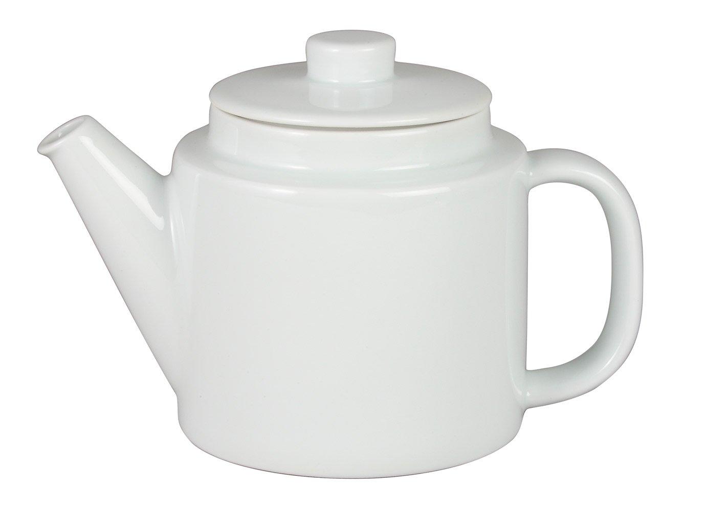 

Nishikai Toki Hasami Ware Common Teapot, White, with Super Stainless Steel Strainer, Approx. 1000ml Capacity, Made in Japan, 13251