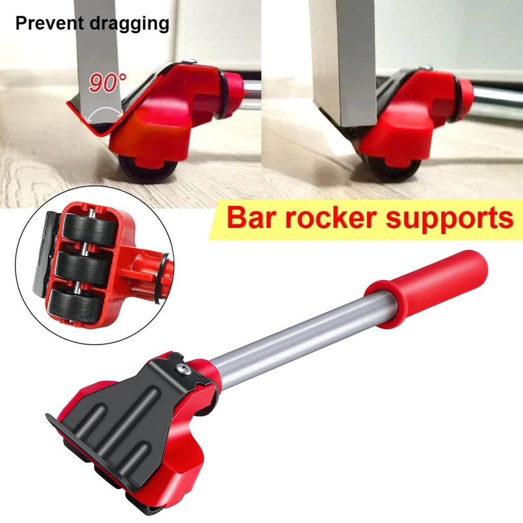 Furniture Lift Mover, Furniture Mover with 4 Wheels and Lifter Kit, Furniture Slides for Safe and Easy Movement of Furniture Sofas On Hardwood Floors