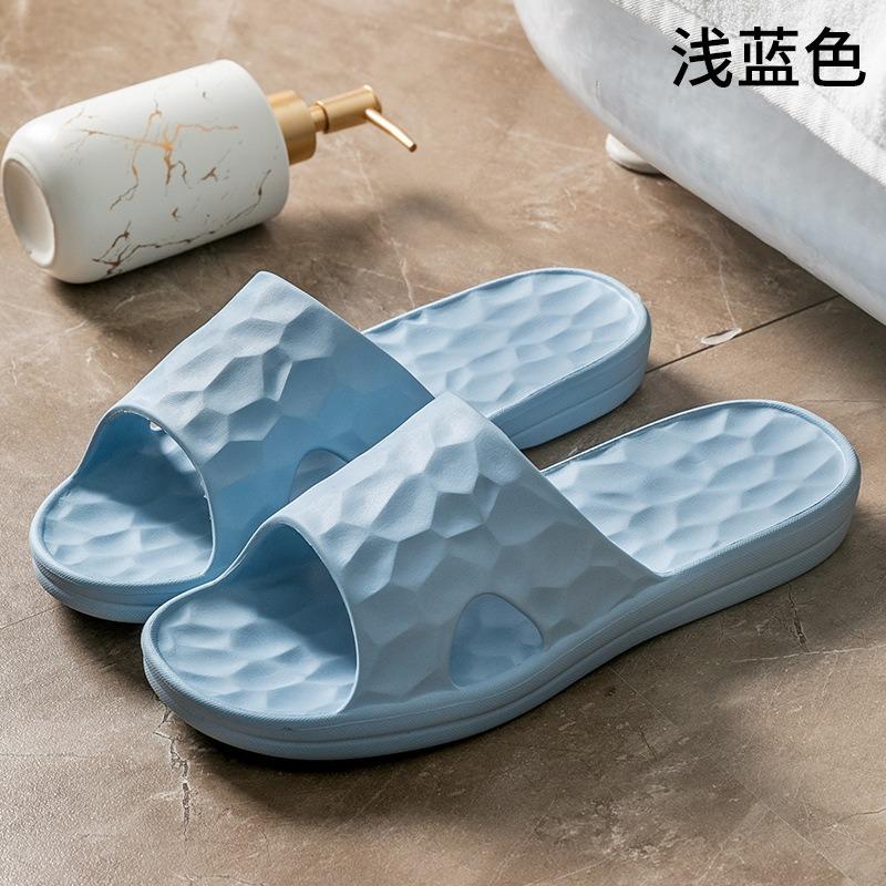 

Летние шлепанцы Water Cube мужские мягкие толстоподошвенные домашние нескользящие парные для дома, ванной, бани, прохладные шлепанцы женские 43/44