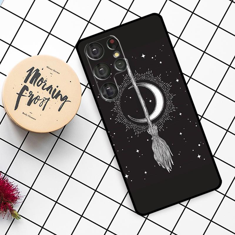 Magic cat The Witches Case For Samsung Galaxy S24 FE S20 FE S21 S22 S23 S24 S25 Ultra S9 S10 S25 Plus Phone Cover