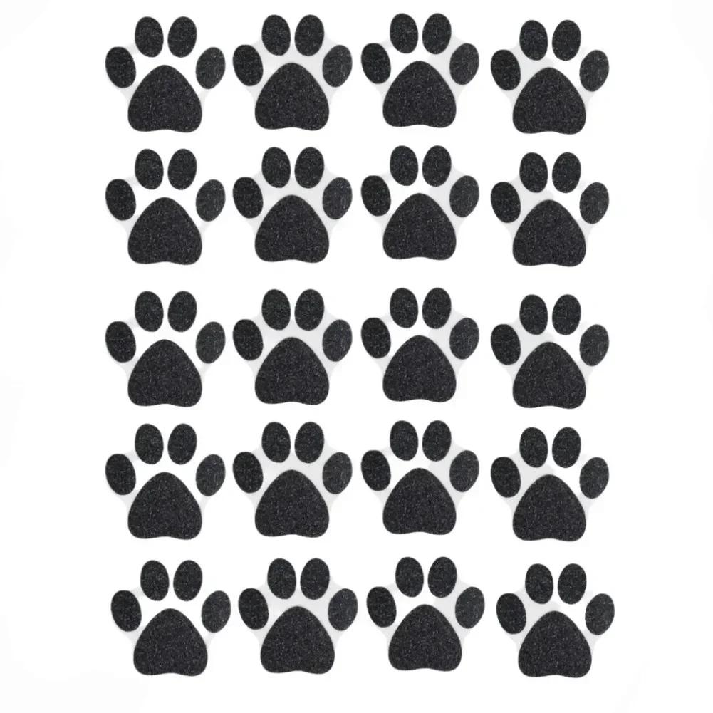 Modern Bathroom Accessories Paw Print Design Anti Slip Floor Tape About 9.1*9.5cm Non Slip Bath Mat Bathroom Safety Solution