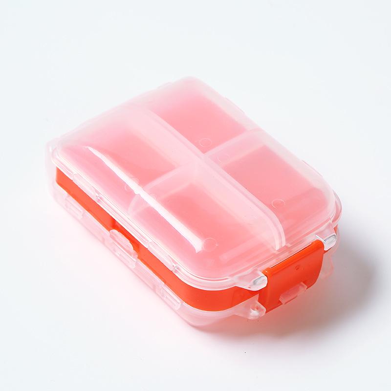 Eco-friendly Folding Mini Pill Box: Moisture & Damp Proof, Compact & Portable Carry-on.
