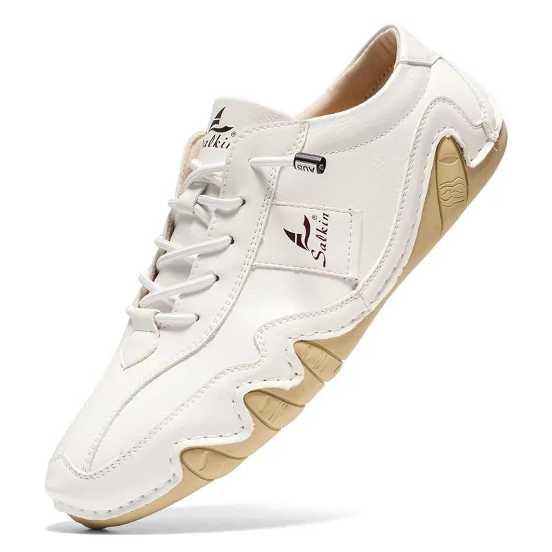 Mens Dress Shoes Genuine Leather Men Shoes Free Shipping and Cheap Original Leather Men's Sneakers Man Trend 2024 Low Price Shoe