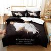 KinnPorsche Mileapo Bettwäsche-Set für Jungen und Mädchen, Twin Queen Size, Bettbezug, Kissenbezug, Bett, Kinder, Erwachsene, Mode, Heimtextilien