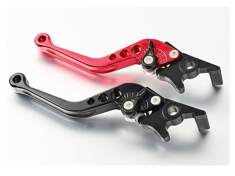 Adjustable Bull Horn Brake Levers for Little Monkey M3 Motorcycle - Front & Rear Disc Brake Modification