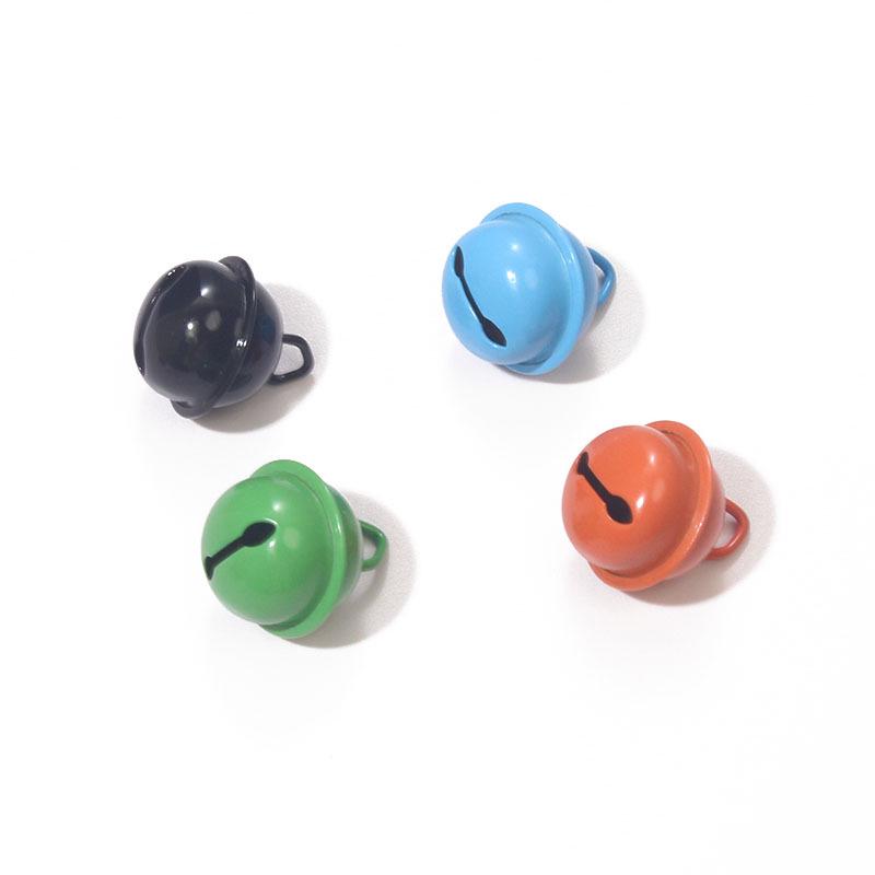 Colorful 18mm Iron Bell Keychain Ornament Pendant