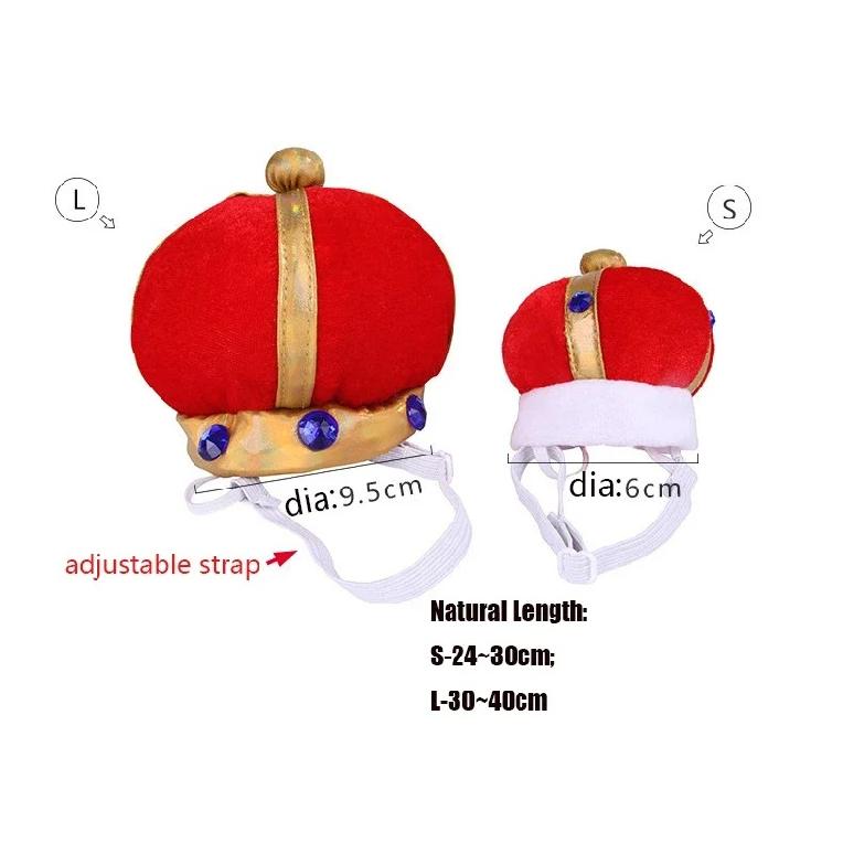 Dog Costume King Cloak and Hat Set Funny Dog Cosplay Costume King Set Medium Large Dogs Funny Clothing Dogs Halloween Costume