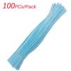 100/300PCS Creative Wires Chenille Wire Pipe Flower Headband Colorful DIY Plush Stem Wired Twist Stick  DIY Handmade Toy Materia