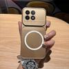 Metallic Finish Magnetic TPU Phone Case for Xiaomi POCO F8 Pro,F6 Pro Shockproof Matte Soft Cover