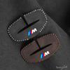 BBKW7 Car Safety Buckle Clip Protector Suede Seat Belt Anti-scratch Cover For BMW F30 F20 F10 F18 F22 F01 X3 F02 M3 M5 Auto Keychain