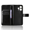 Flip Case for Oppo Reno 15, Crazy Horse Wallet, Black