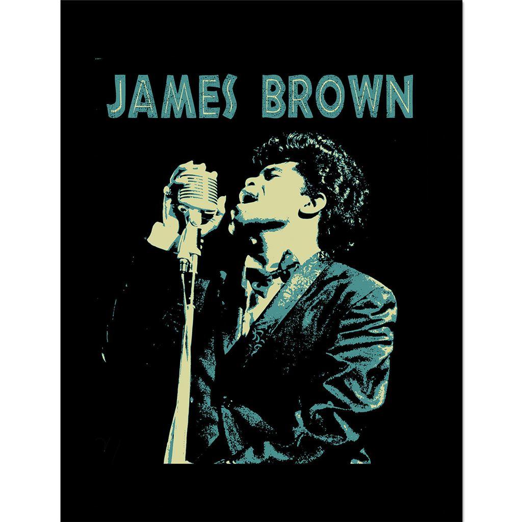 James Brown Sing Framed Poster