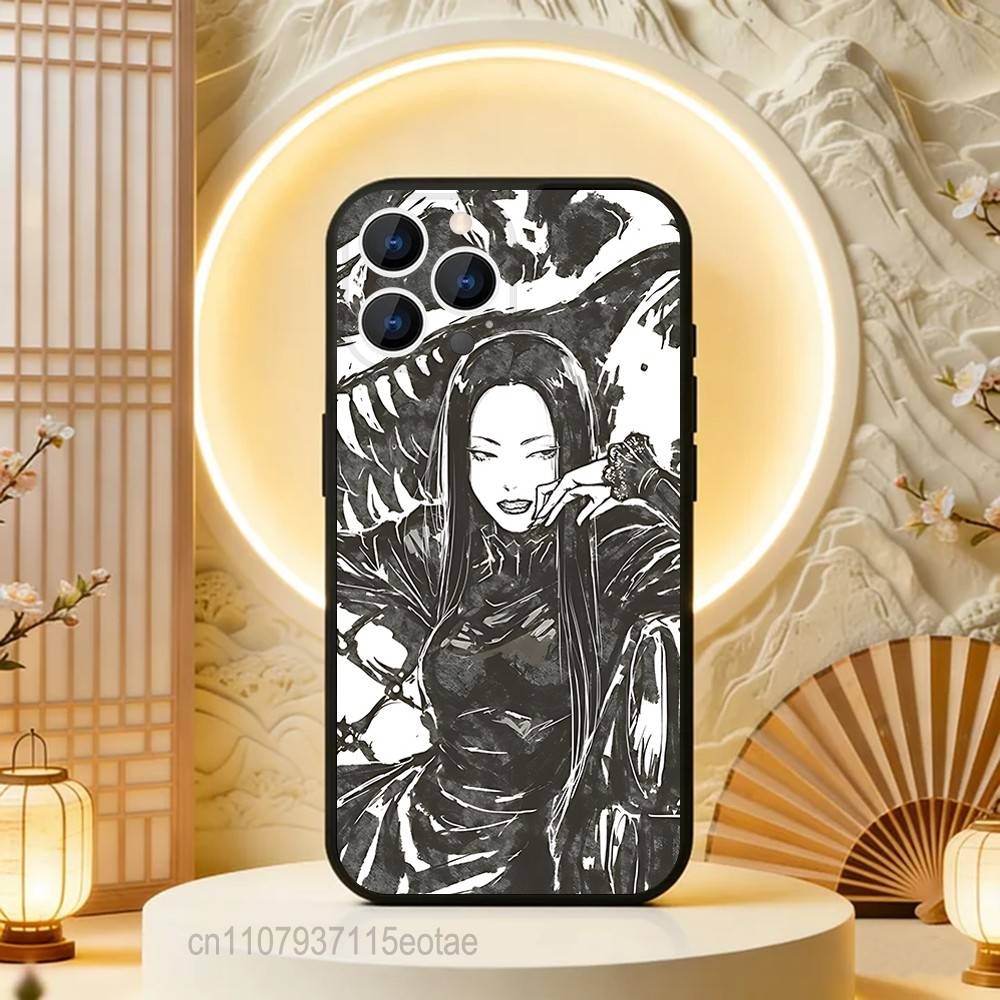 

Anime E-ergo P-Proxy Phone Case For iPhone 17,16,15,14,13,12,11,Pro,Max,Plus,E,Air,Mini Protective Black Cover iPhone17