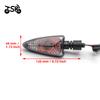 1 Pair Smoke or Clear Motorcycle Turn Signal Light Lamp Indicator For Triumph Daytona 675R 2011-2015 Tiger 800XC 2011-2015
