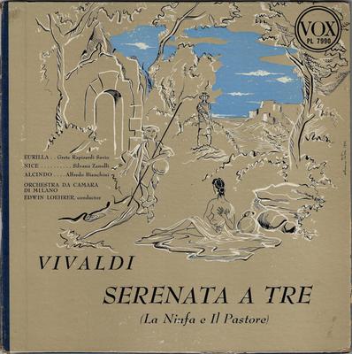 Disque Vinyle GRETE RAPISARDI-SAVIO, SILVANA ZANO - Sérénade à Trois (La Nymphe Et Le Repas PL7990 VOX 1953 US Classique Occasion