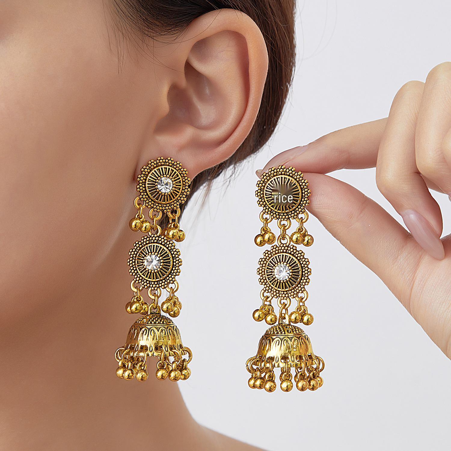 Retro Bohemian Tassel Earrings for Girls - Ethnic Design Pendant