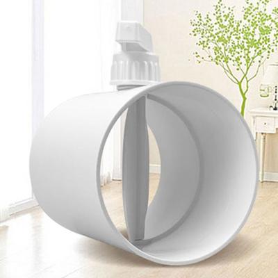 75/110/150/160/200mm Air Valve PVC Pipe Air Volume Valve Portable Regulating Valve  Home