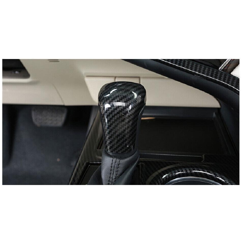 For Toyota Camry 2018- Carbon Fiber Inner Gear Shift Knob Shifter Lever Trim