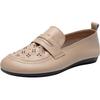 ZHR Women's Cowhide Slip-On Loafers