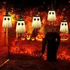 Halloween Hanging Witch Lamp Wizard Hat Night Light Ghost Festival Decor Scary Outdoor Indoor Horror Halloween Party Decoration