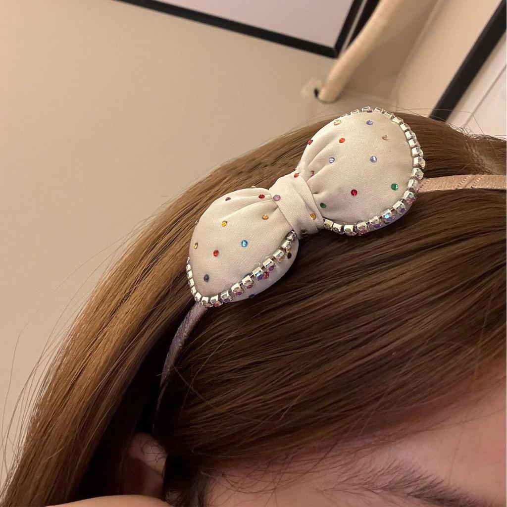 Korean 3D Bow Headband & Hair Clip - Comfortable & Cute for Photos, Face Washing, & Daily Wear