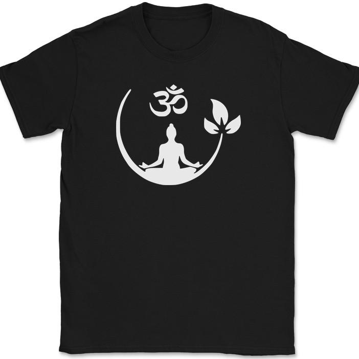Om Meditation T-Shirt Hindu Buddhist Religious Spiritual Graphic Gift Tee