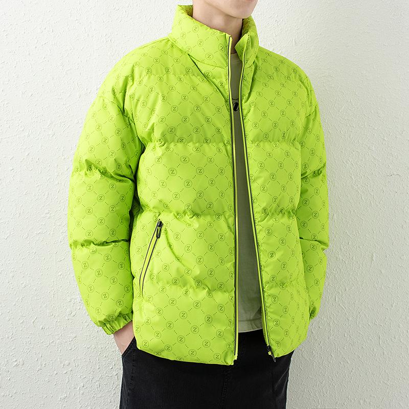 Winter Neue Z Buchstaben Bedruckte Graphen Kalt und Warm Brot Kleidung Paar Mode Baumwollkleidung