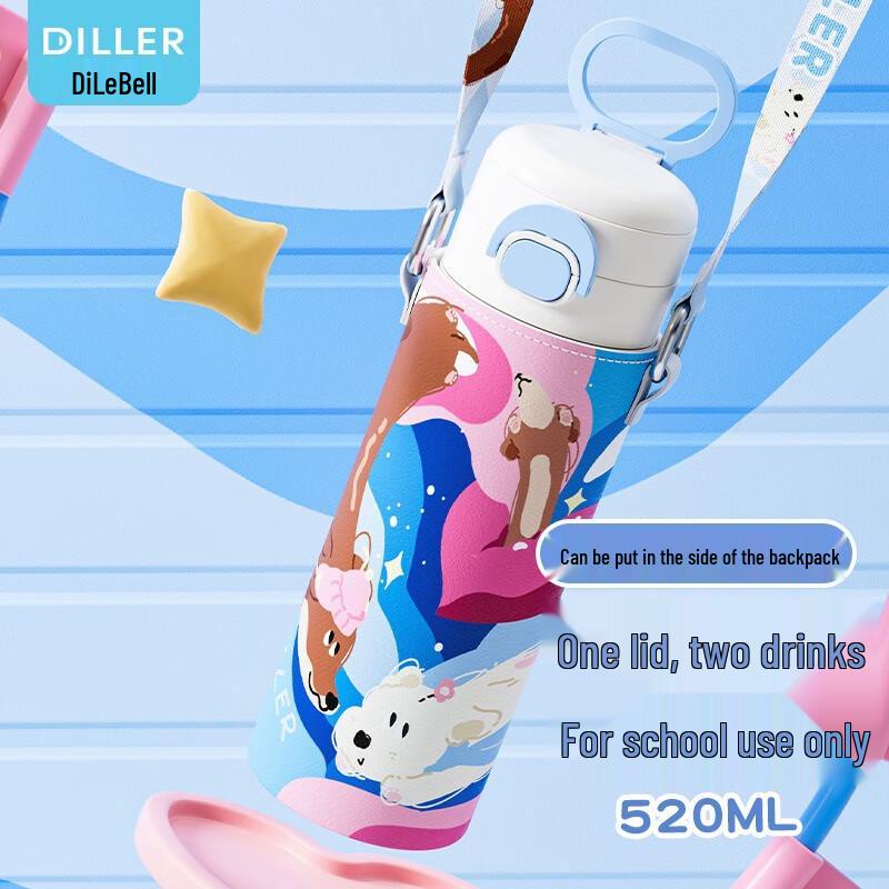 Diller Dachshund 520ML Insulated Bottle