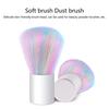 Nail Cleaning Dust Brush Makeup Brush Metal Handle Nail Paint Gel Dust Cleaning Brush Make Up Nail Art Uv Powder Remover Brush