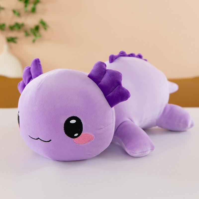 Kawaii Axolotl Plush Toy Super Soft Cute Salamander Animal Stuffed Plushie Pillow Axolotl Home Decor Christmas Gift for Children