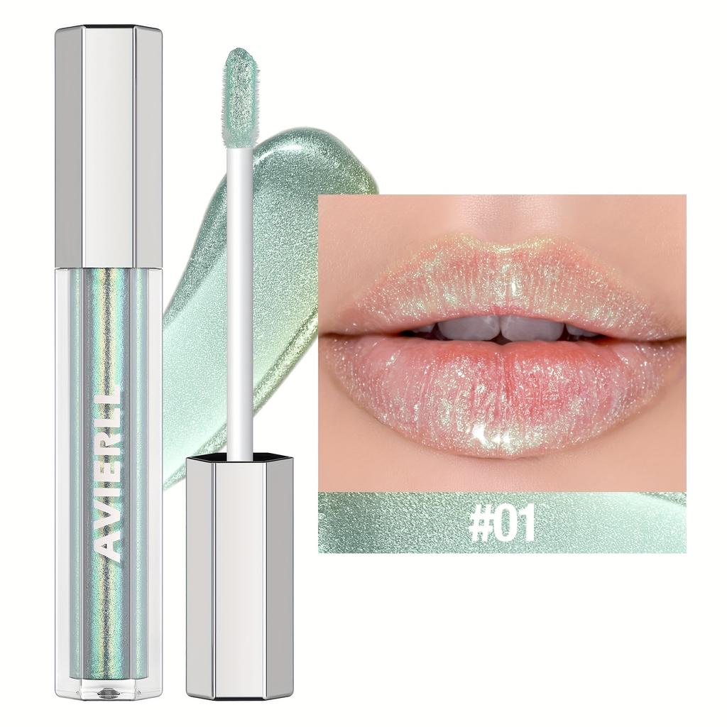 8 Colors Shimmer Lip Gloss Set Moisturizing Plumping High Shine Lip Glaze Long Lasting Non Sticky Glossy Lip Makeup for Women